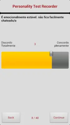Personality Test Recorder android App screenshot 5