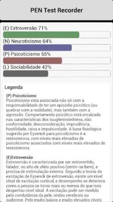 Personality Test Recorder android App screenshot 7